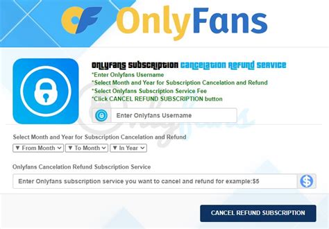 onlyfans refund policy|Terms of Service — OnlyFans